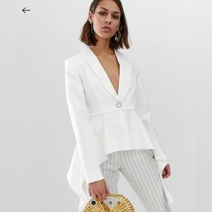 Frill Hem Blazer